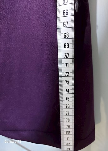 44 Beden mor Renk Püsküllü Mor Bohem Kadın elbise
