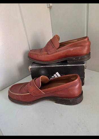 Kahverengi Deri Klasik Erkek Ayakkabısı - Görsel 2