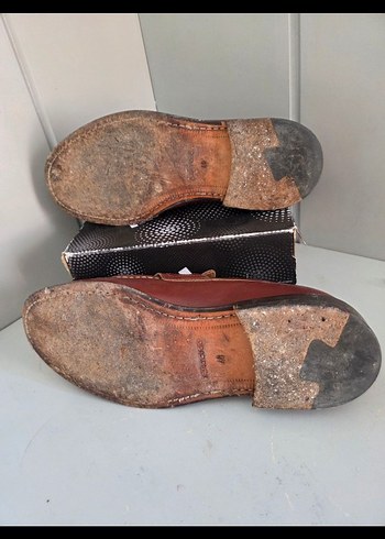 Kahverengi Deri Klasik Erkek Ayakkabısı - Görsel 5