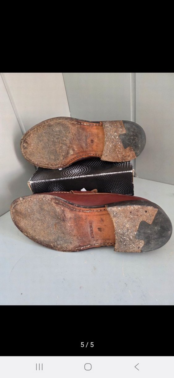 Kahverengi Deri Klasik Erkek Ayakkabısı - Görsel 5