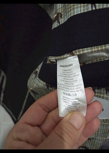 Vakkaroma yün ceket - Görsel 6