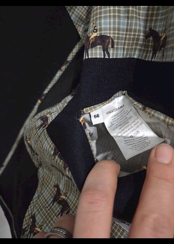 Vakkaroma yün ceket - Görsel 8