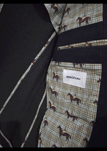 Vakkaroma yün ceket - Görsel 5