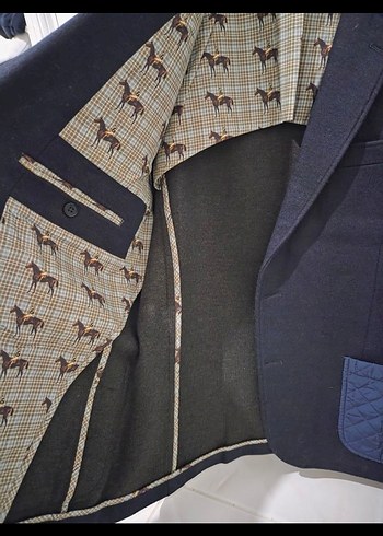 Vakkaroma yün ceket - Görsel 7