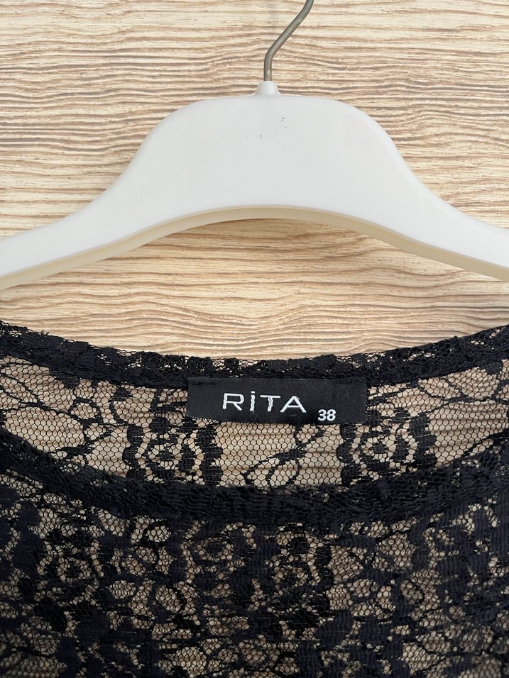 Dantelli Siyah Midi Gotik Kadın Elbise - Görsel 2