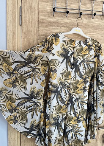 Bohem Tarzı Desenli Mini Kadın Tunik - Görsel 3