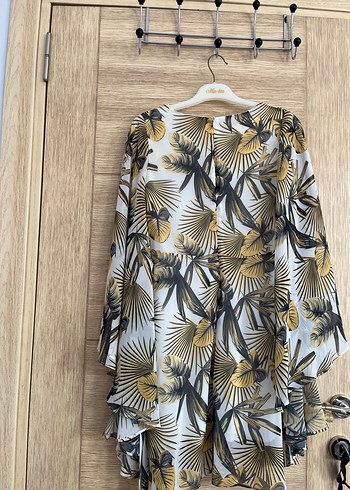 Bohem Tarzı Desenli Mini Kadın Tunik - Görsel 2