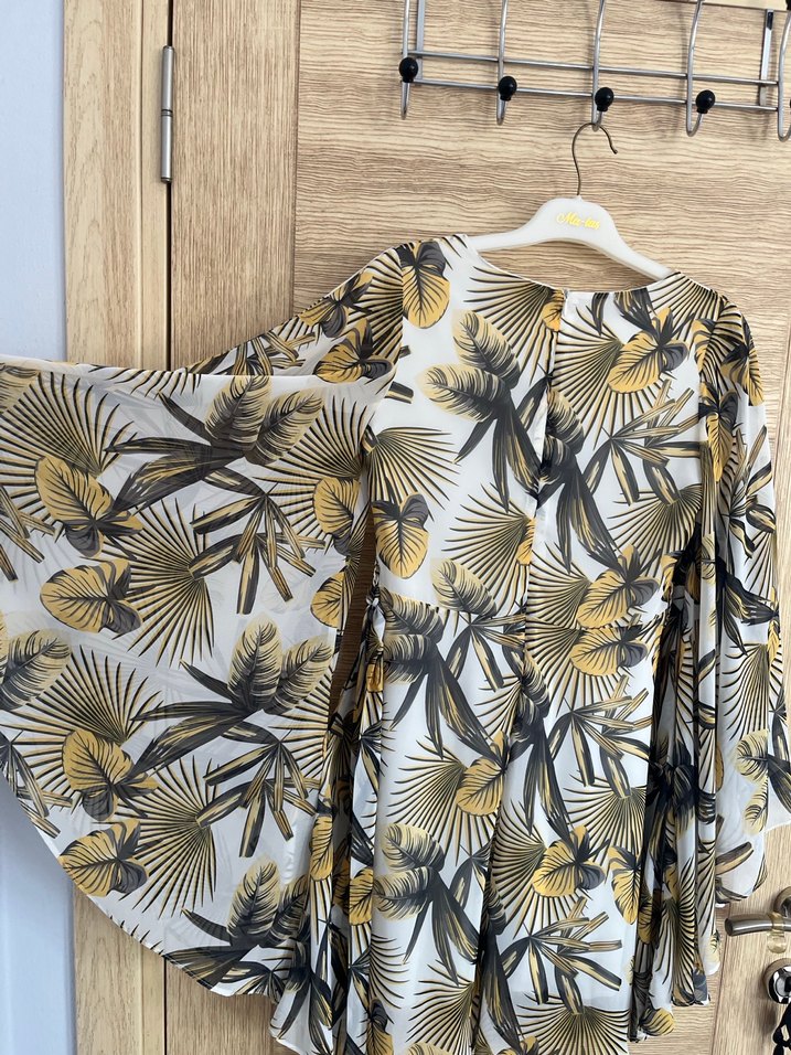 Bohem Tarzı Desenli Mini Kadın Tunik - Görsel 3