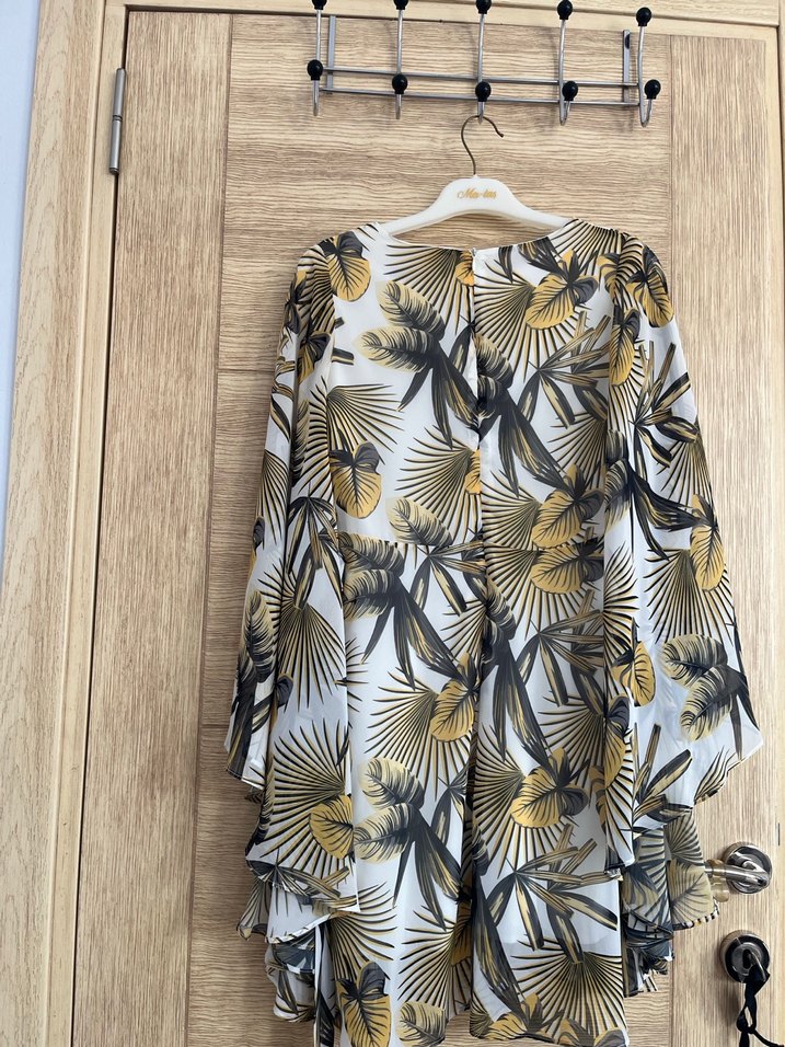 Bohem Tarzı Desenli Mini Kadın Tunik - Görsel 2