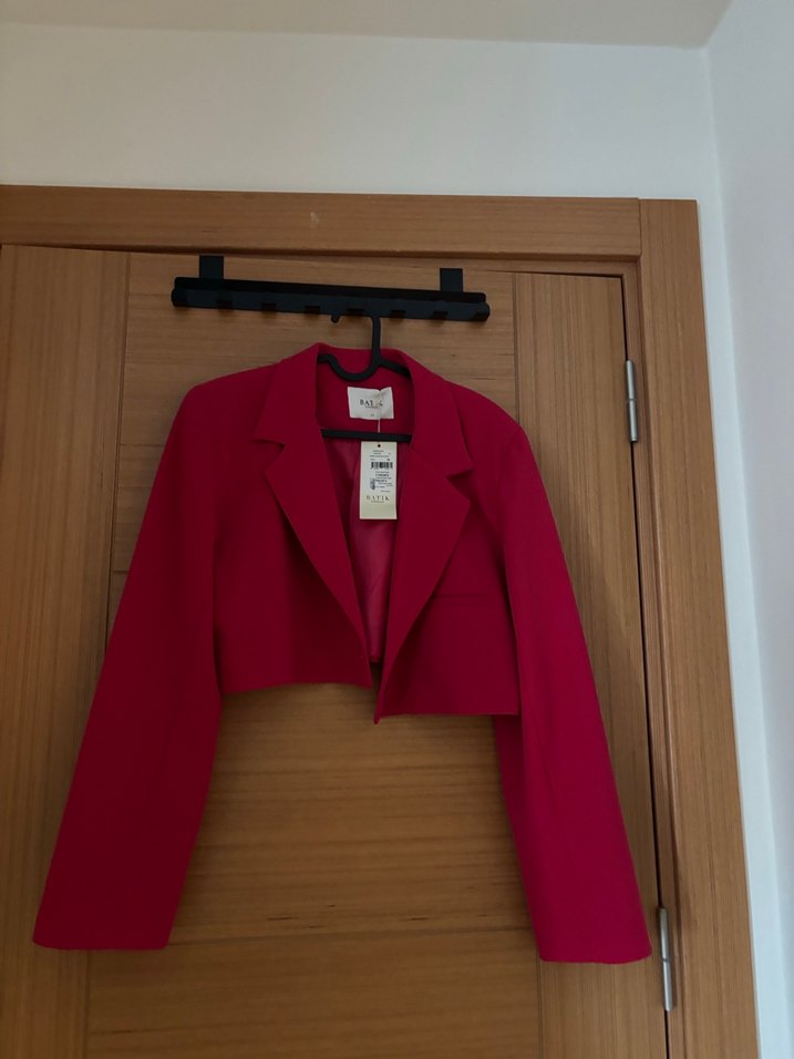 Kadın Crop Blazer Ceket - Görsel 4