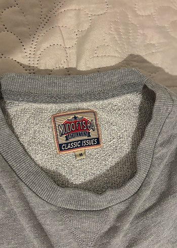 Gri Baskılı Kadın Sweatshirt - Görsel 3