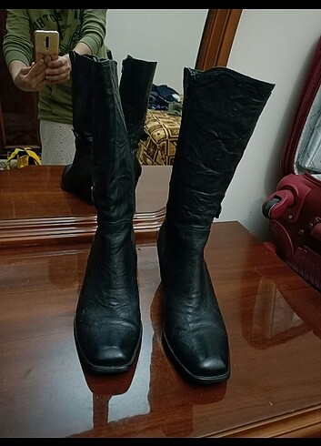 38 Beden siyah Renk Bayan çizme 