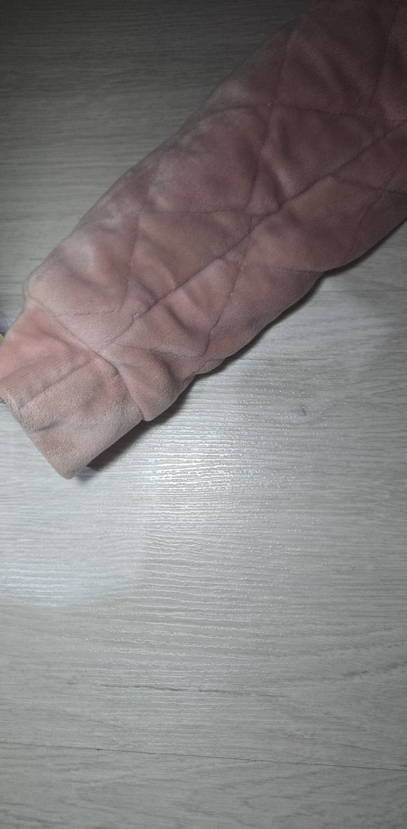 Pembe Kürklü Kız Mont - Görsel 5