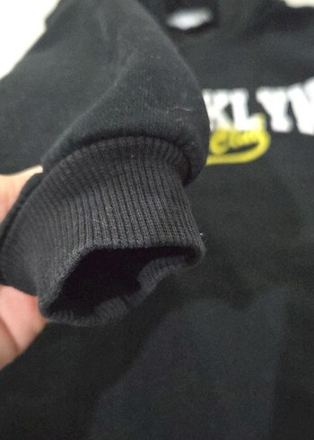 Kapüşonlu Siyah Erkek Çocuk Sweatshirt - Görsel 3