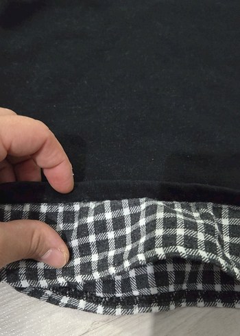 Kapüşonlu Siyah Erkek Çocuk Sweatshirt - Görsel 2