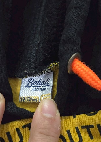 Kapüşonlu Erkek Çocuk Sweatshirt Sarı - Görsel 4