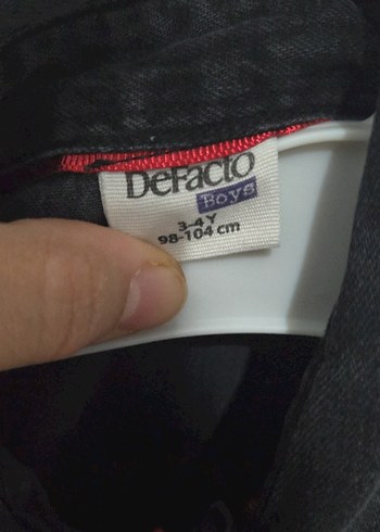 Erkek Çocuk Gri Denim Gömlek - Görsel 4