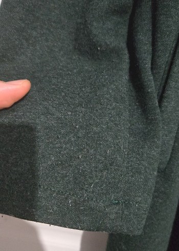 Yeşil Desenli Uzun Kadın Kaban - Görsel 4