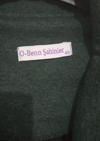 Yeşil Desenli Uzun Kadın Kaban - Görsel 3