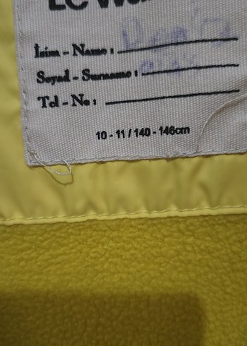 Sarı Fermuarlı erkek çocuk mont - Görsel 5