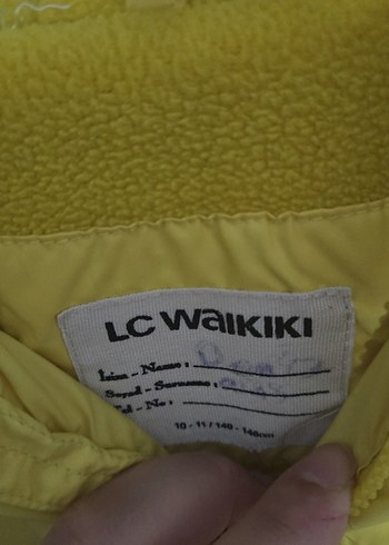 Sarı Fermuarlı erkek çocuk mont - Görsel 4