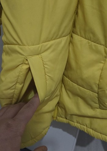 Sarı Fermuarlı erkek çocuk mont - Görsel 2