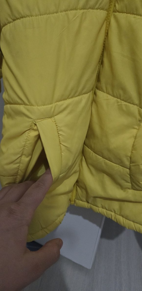 Sarı Fermuarlı erkek çocuk mont - Görsel 2