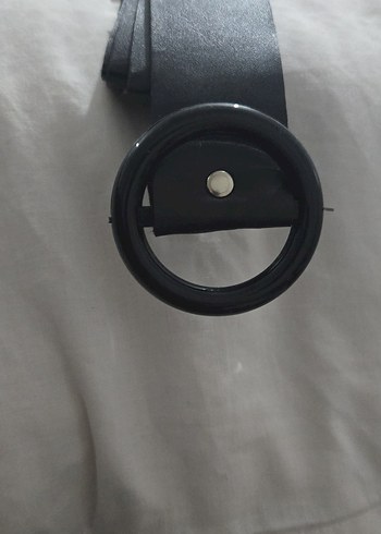 Siyah Deri Kadın Kemer - Görsel 2