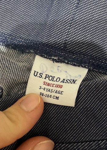 Kız Çocuk Lacivert Dar Kesim Denim Pantolon - Görsel 2