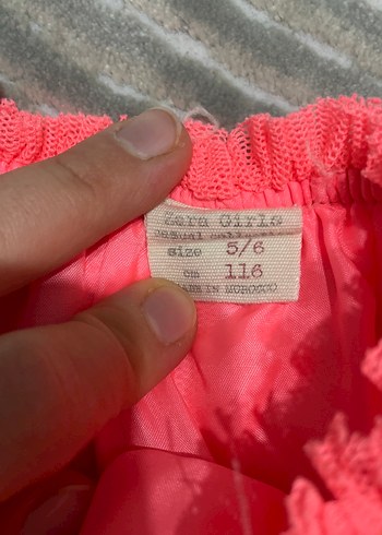 Piliseli Pembe Kız Çocuk Etek - Görsel 3