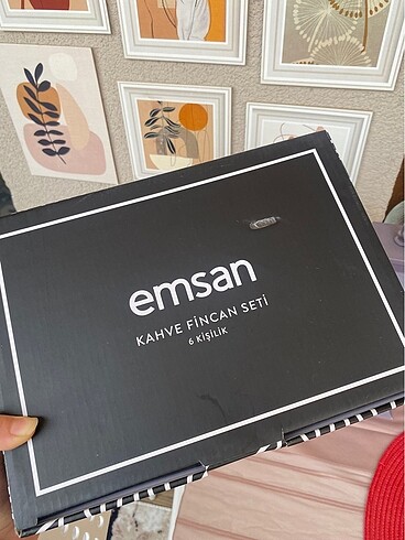 emsan black nare fincan takımı