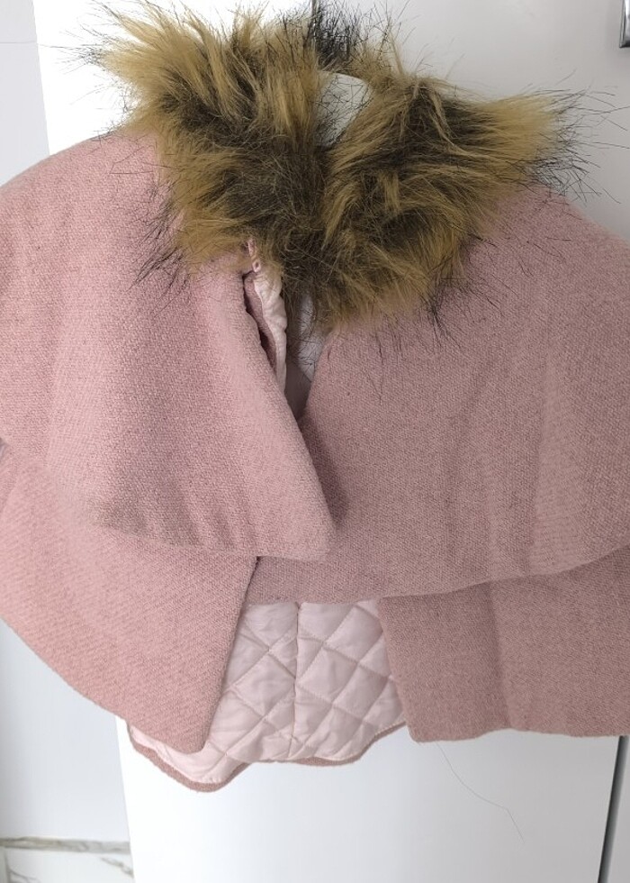 Pelerin mont tüylü yaka - Görsel 3