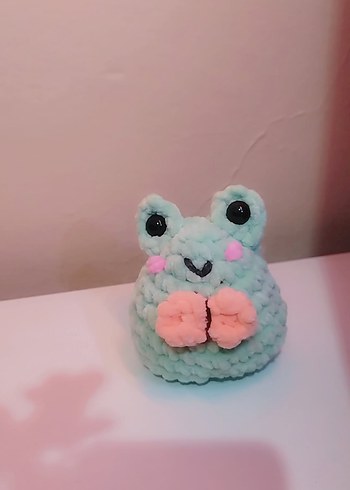 oyuncak kurbağa Amigurumi