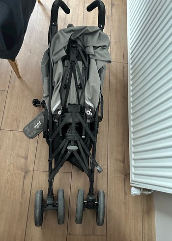 Gri Joie baston bebek arabası çok iyi durumda - Görsel 8