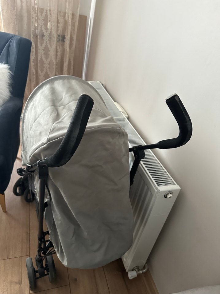 Gri Joie baston bebek arabası çok iyi durumda - Görsel 5