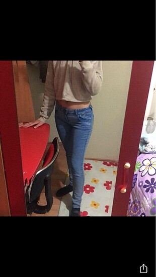 m Beden mavi jean pantolon