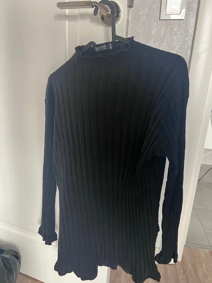 Kadın Siyah Piliseli Uzun Kollu Trikotakım - Görsel 2