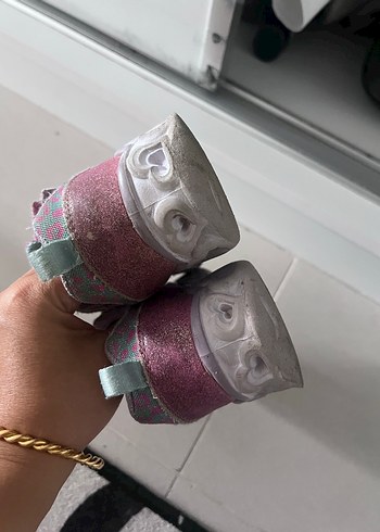 Kız Çocuk Mor Bağcıksız Spor Ayakkabı - Görsel 3