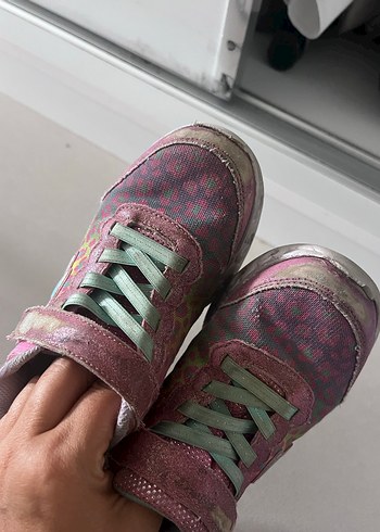 Kız Çocuk Mor Bağcıksız Spor Ayakkabı - Görsel 5