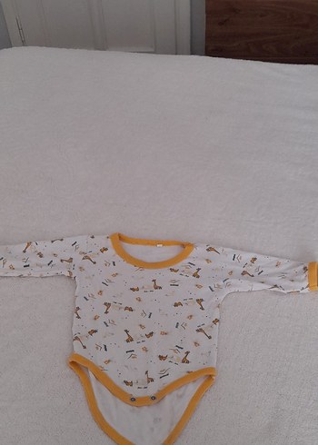 Uzun Kollu Renkli Baskılı Bebek Body - Görsel 2