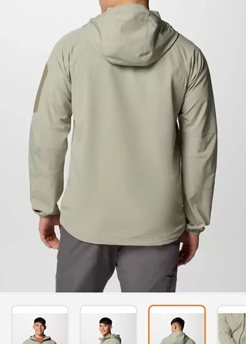 Columbia Kapüşonlu Bej Erkek Mont - Görsel 3