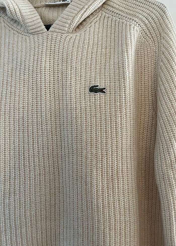 l Beden beyaz Renk Lacoste yün kaşmir karışımlı kazak