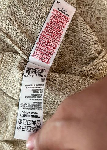 xl Beden Marks&spencer gold simli kazal