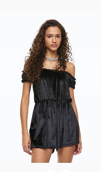 l Beden siyah Renk H&M tulum etiketli