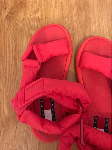 37 Beden pembe Renk Tommy Hilfiger puffer sandalet