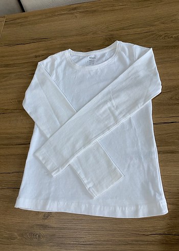 Diğer Beyaz Çocuk Uzun Kollu Tshirt 4/5 yaş