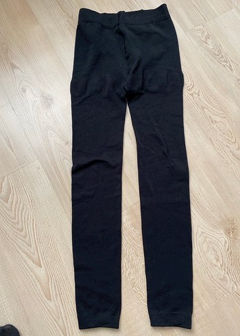 Termal Düz Siyah Kadın Tayt S - Görsel 6