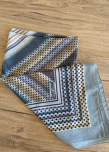 Gri Desenli Bohem Kadın Eşarp - Görsel 2