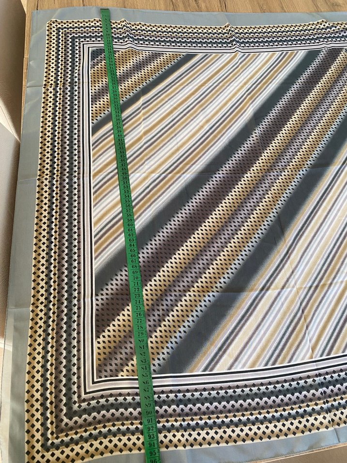 Gri Desenli Bohem Kadın Eşarp - Görsel 5