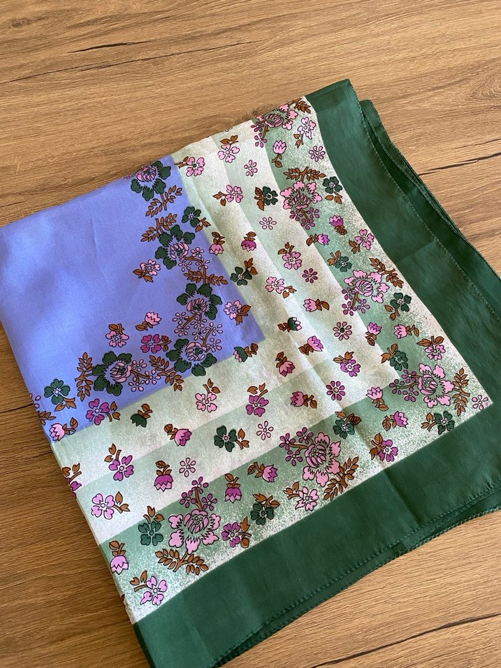 Bohem Çok Renkli Kadın Fular - Görsel 2